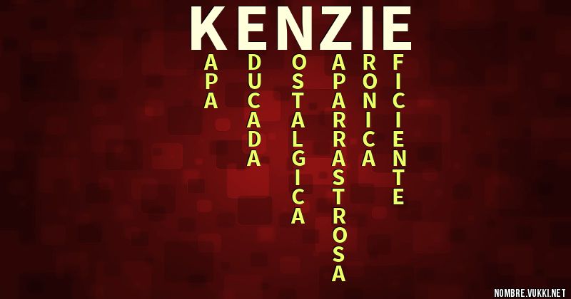 Acróstico kenzie