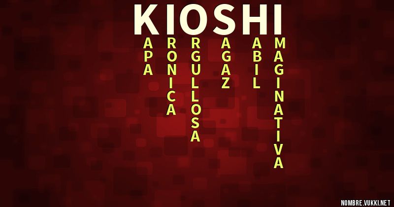 Acróstico kioshi