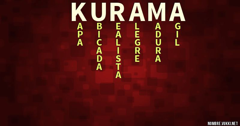 Acróstico kurama