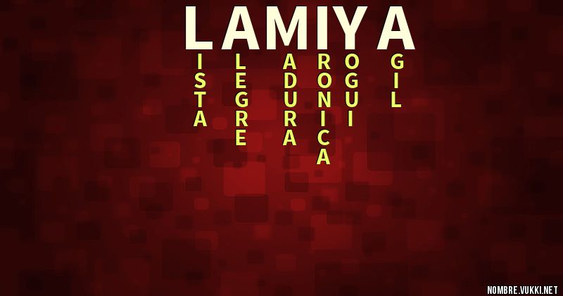 Acróstico lamiya