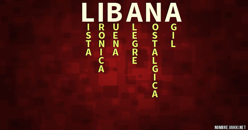 Acróstico libana