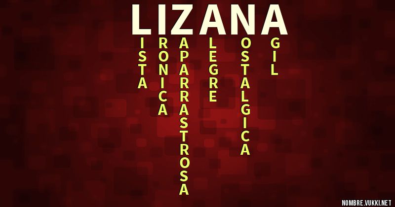 Acróstico lizana