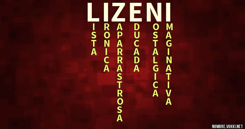 Acróstico lizeni