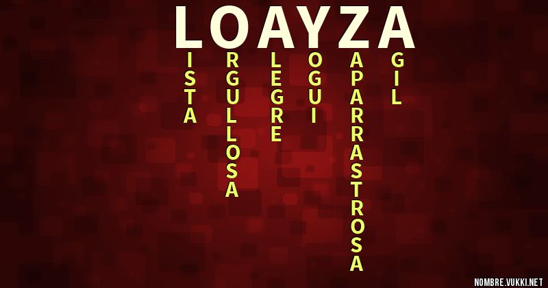 Acróstico loayza