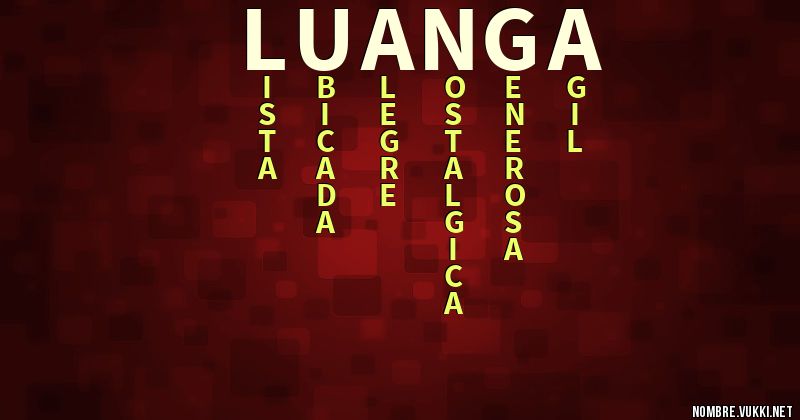 Acróstico luanga