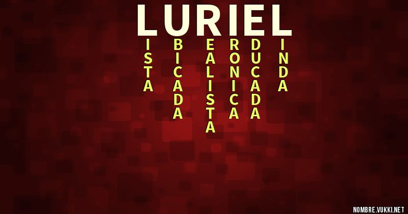 Acróstico luriel