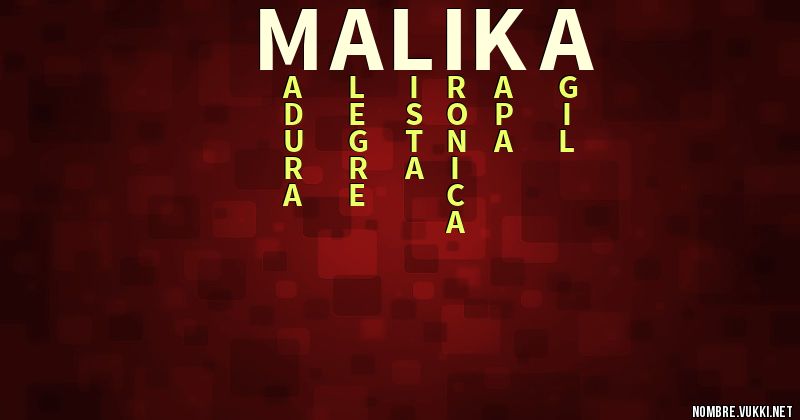 Acróstico malika