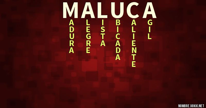 Acróstico maluca