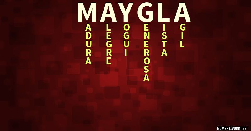 Acróstico maygla