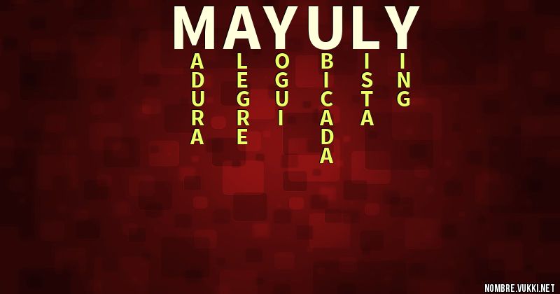 Acróstico mayuly