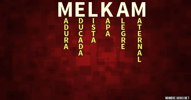 Acróstico melkam