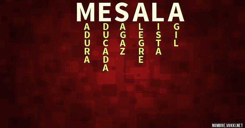 Acróstico mesala