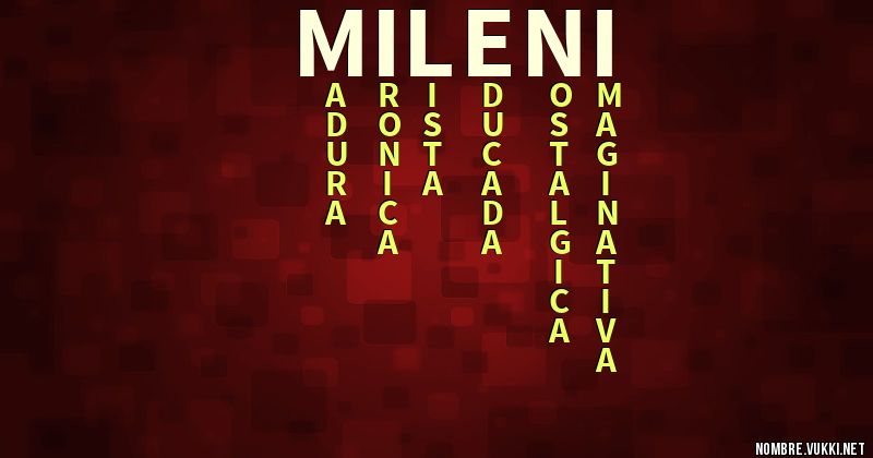 Acróstico mileni