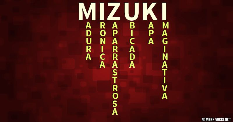 Acróstico mizuki