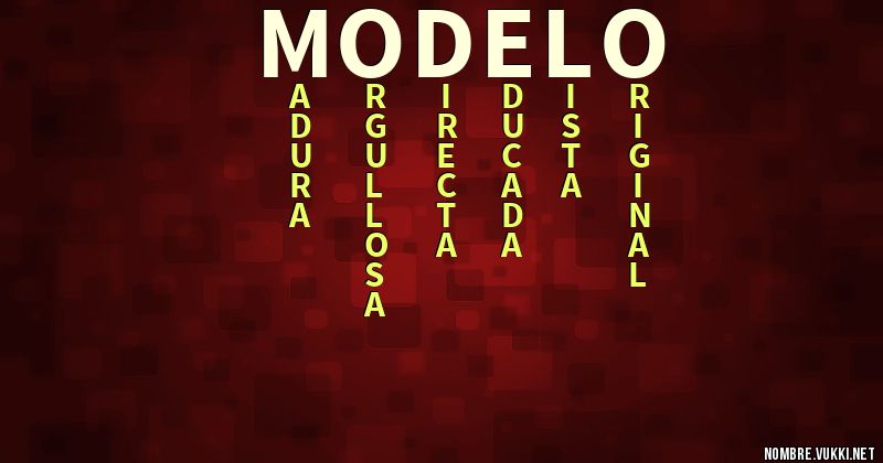 Acróstico modelo