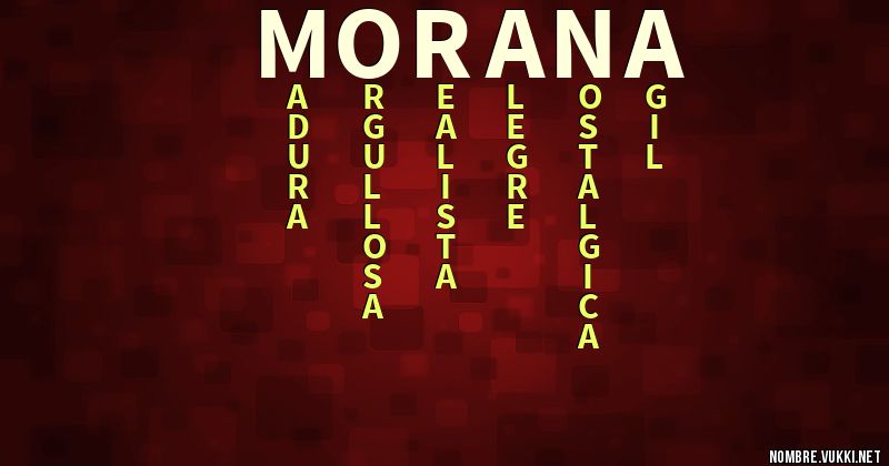 Acróstico morana