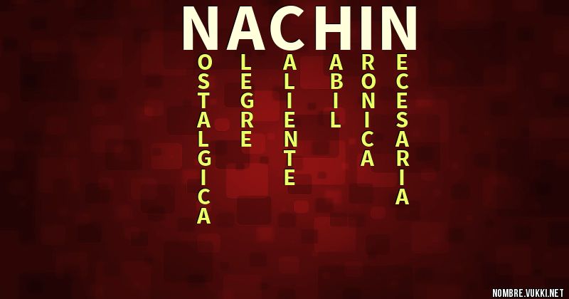 Acróstico nachin