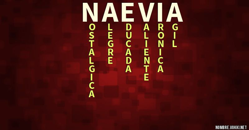 Acróstico naevia