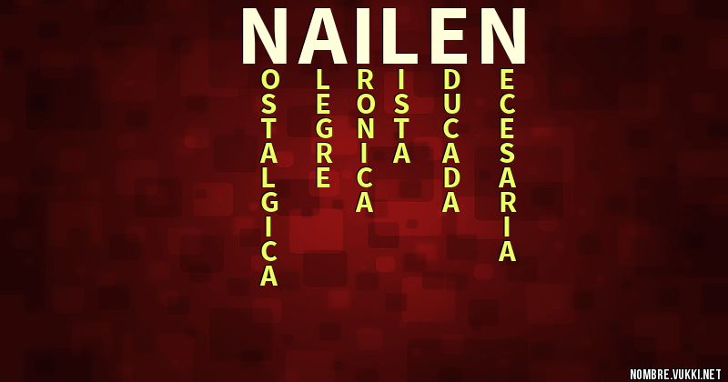 Acróstico nailen