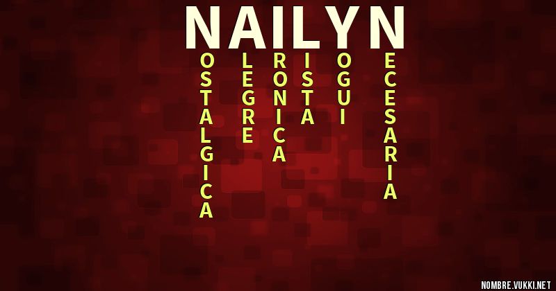 Acróstico nailyn