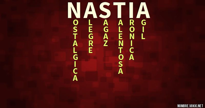 Acróstico nastia
