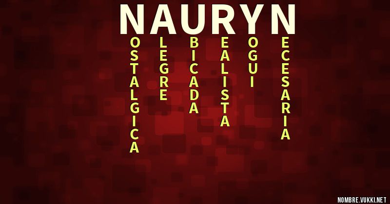 Acróstico nauryn