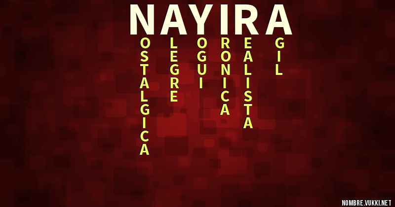 Acróstico nayira