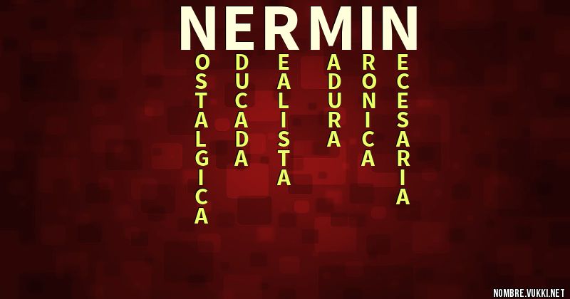 Acróstico nermin