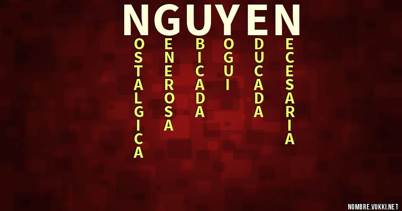 Acróstico nguyen