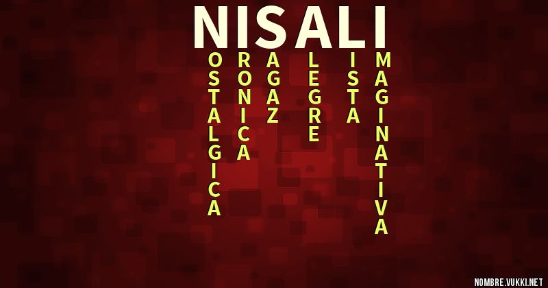 Acróstico nisali