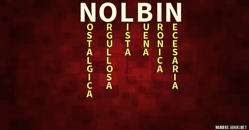 Acróstico nolbin