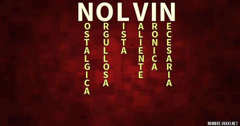 Acróstico nolvin