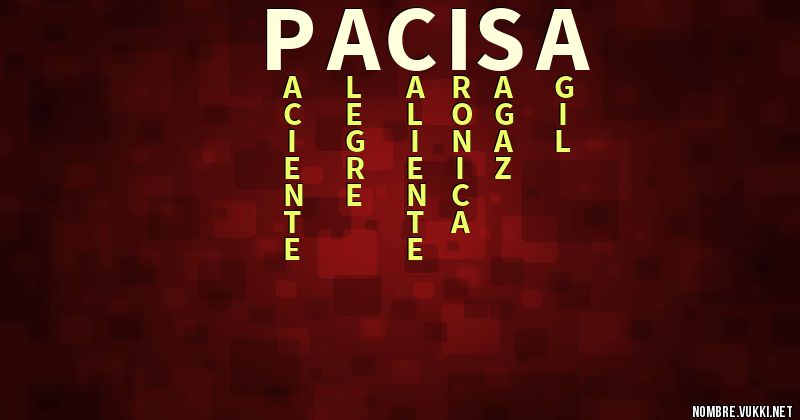 Acróstico pacisa