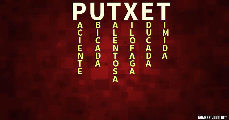 Acróstico putxet