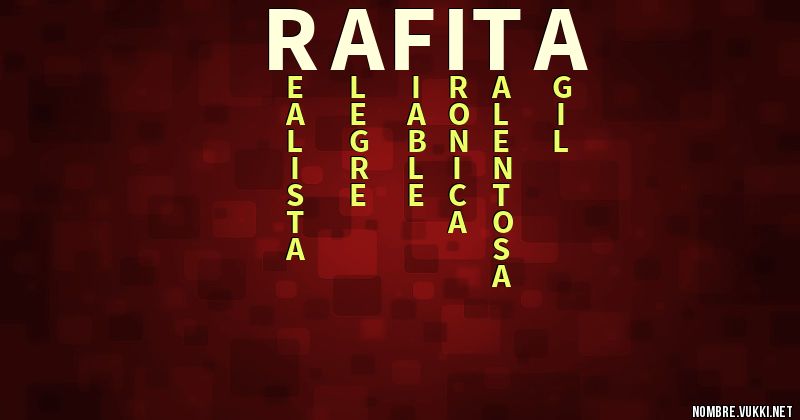 Acróstico rafita