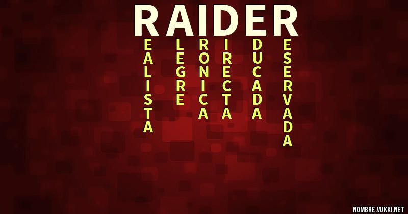 Acróstico raider