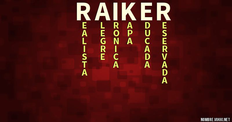 Acróstico raiker