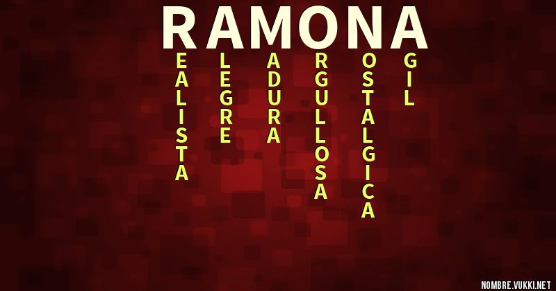 Acróstico ramóna