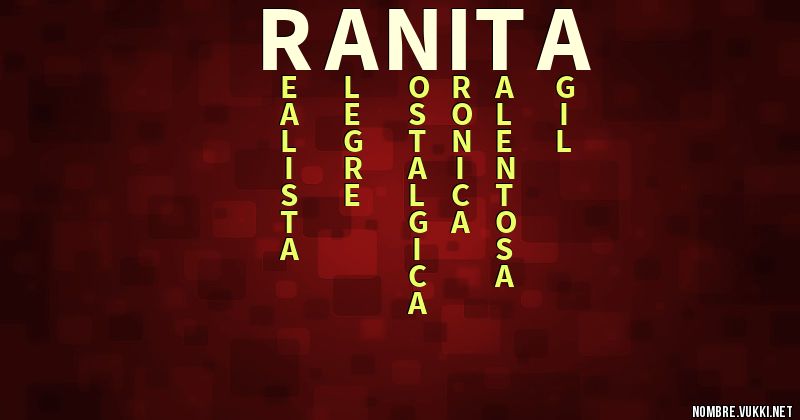 Acróstico ranita