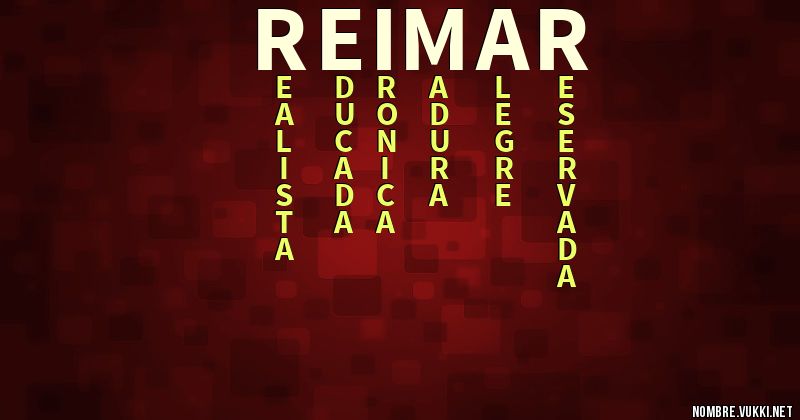 Acróstico reimar