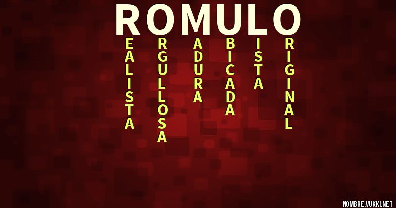 Acróstico romulo