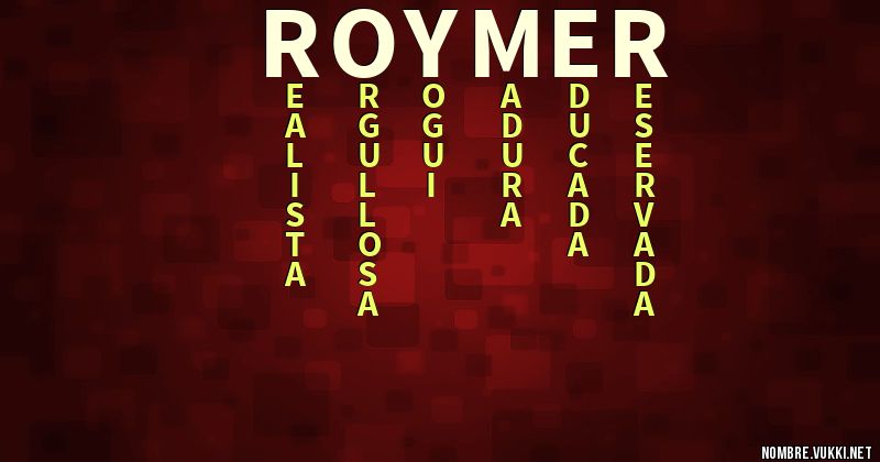 Acróstico roymer