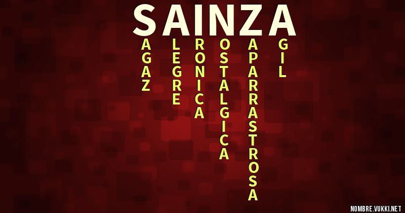 Acróstico saínza
