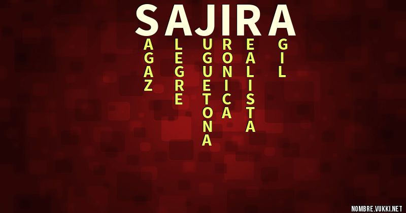 Acróstico sajira