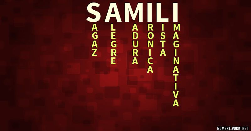 Acróstico samili