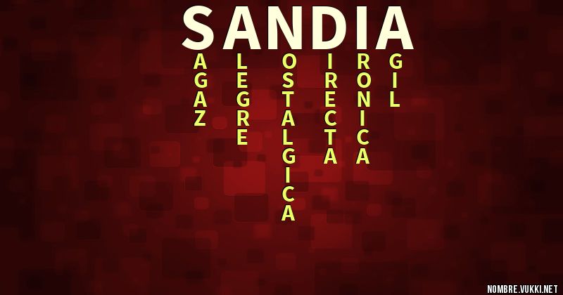 Acróstico sandia