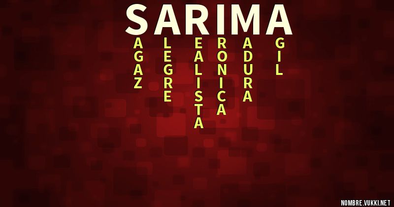 Acróstico sarima