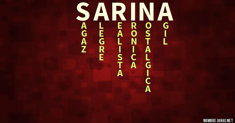 Acróstico sarina