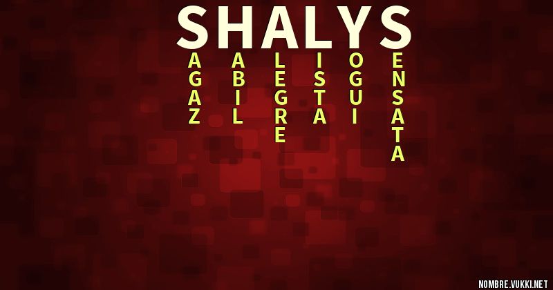 Acróstico shalys