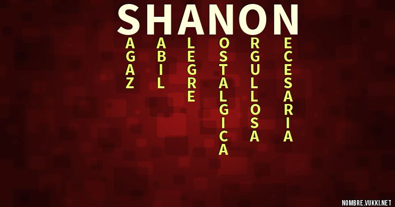 Acróstico shanon